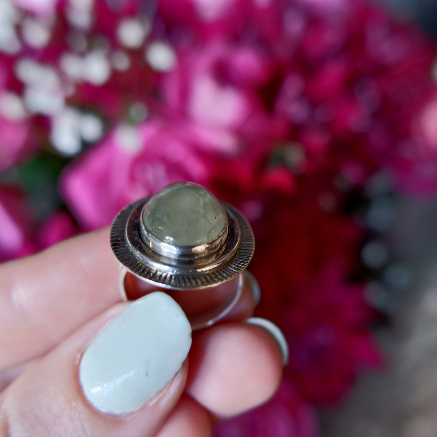 Prehnite Sunshine Ring