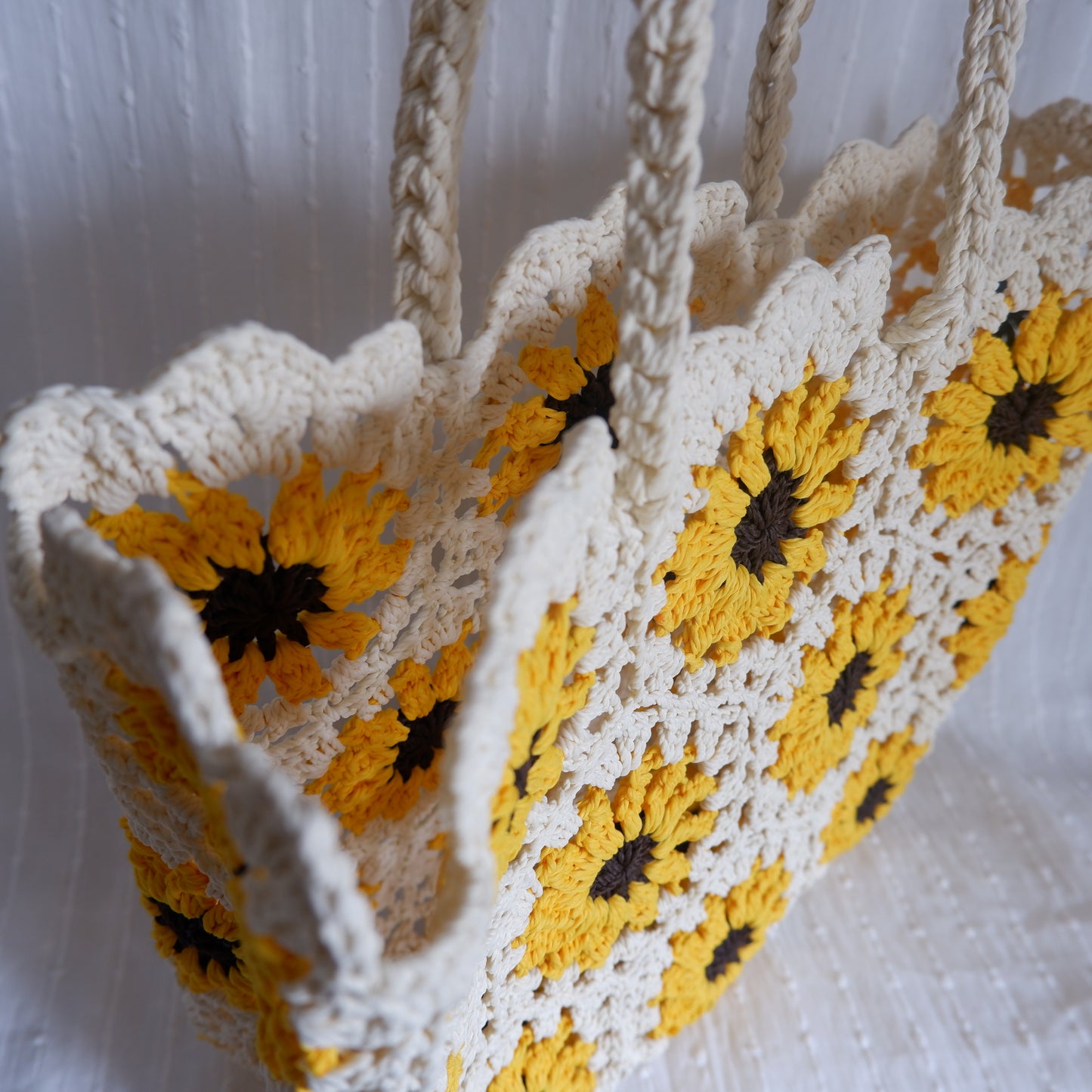 Floral Crochet Bag Sunshine