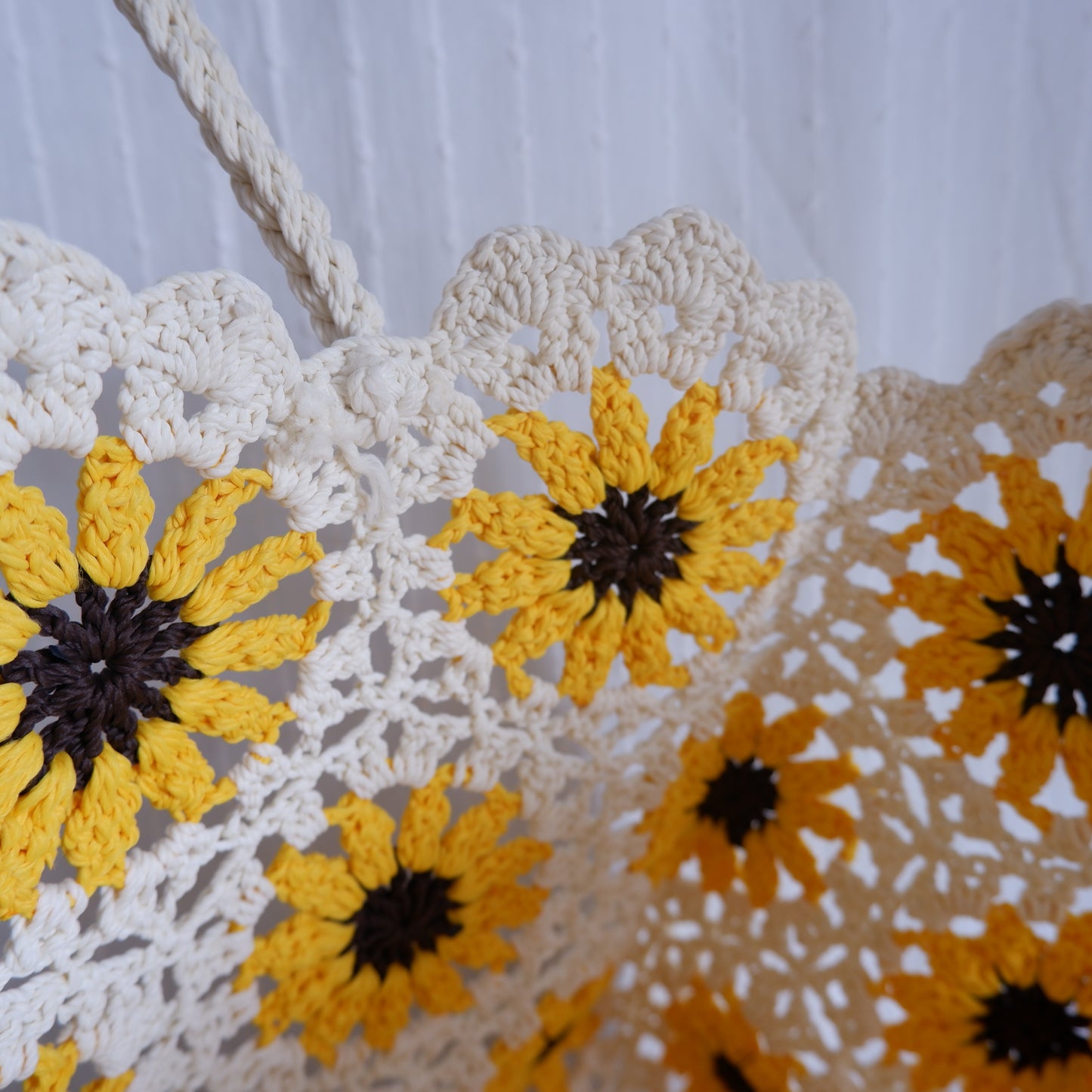 Floral Crochet Bag Sunshine