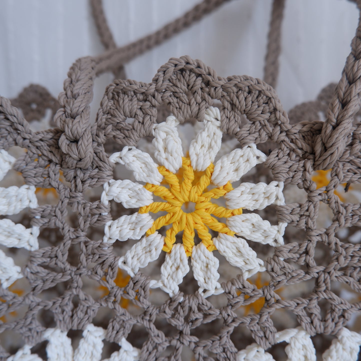 Floral Crochet Bag Daisy