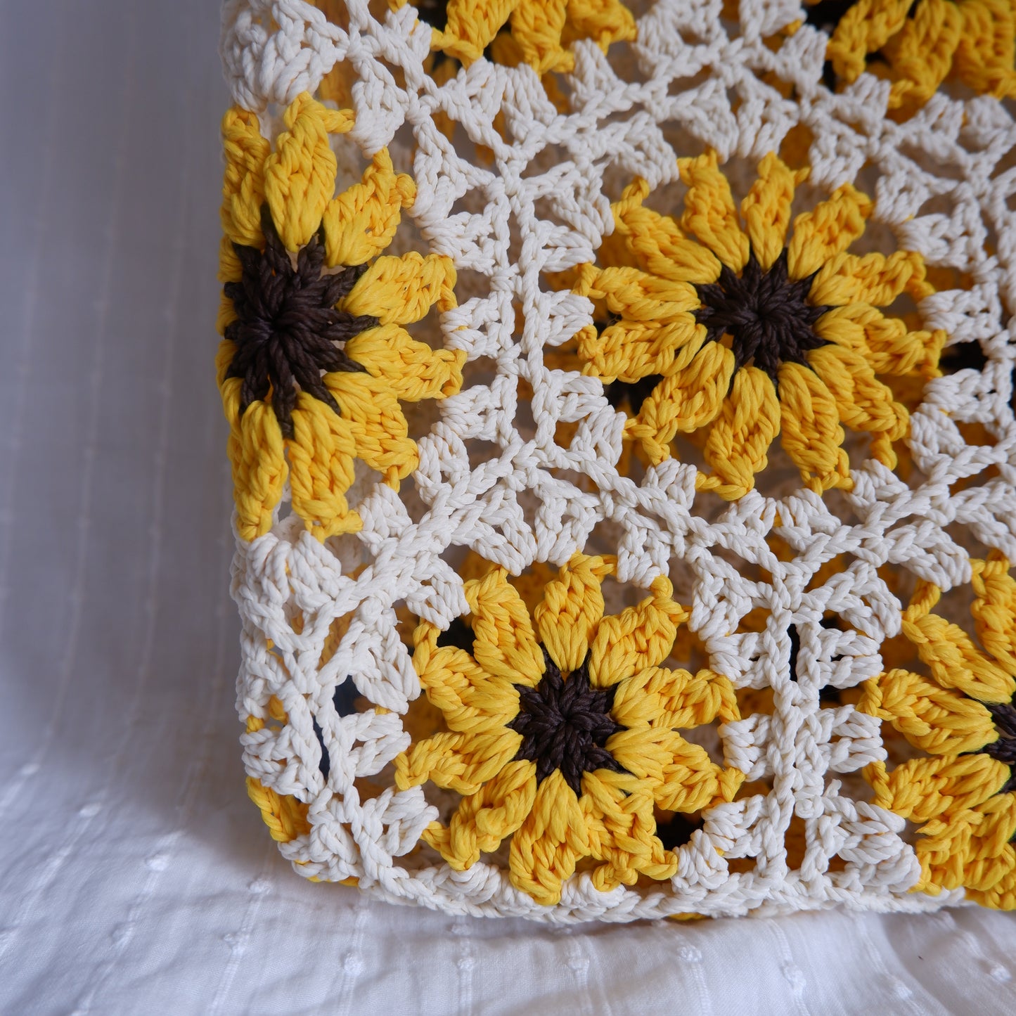 Floral Crochet Bag Sunshine