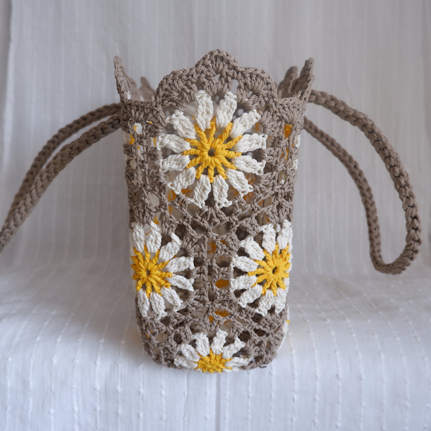 Floral Crochet Bag Daisy
