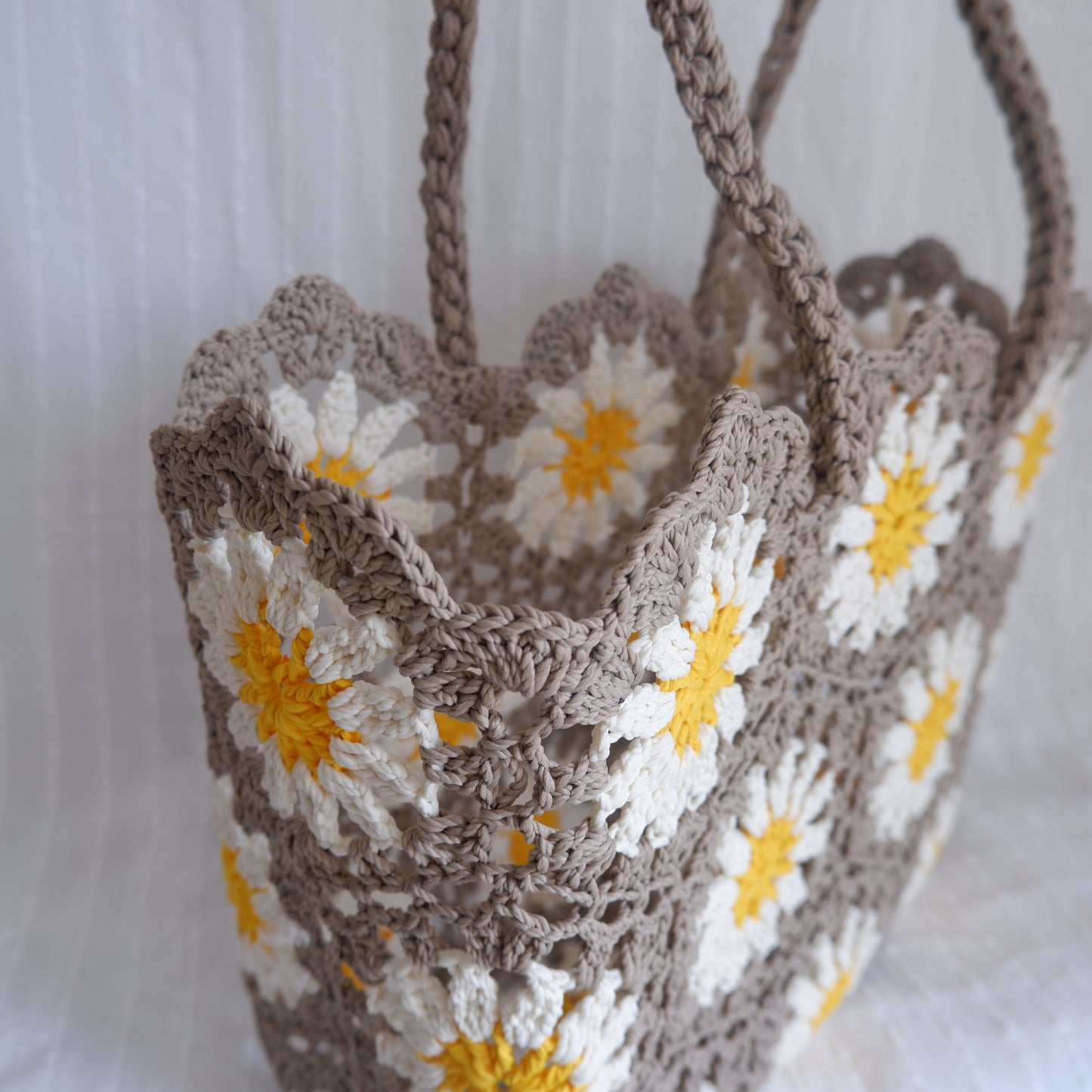 Floral Crochet Bag Daisy