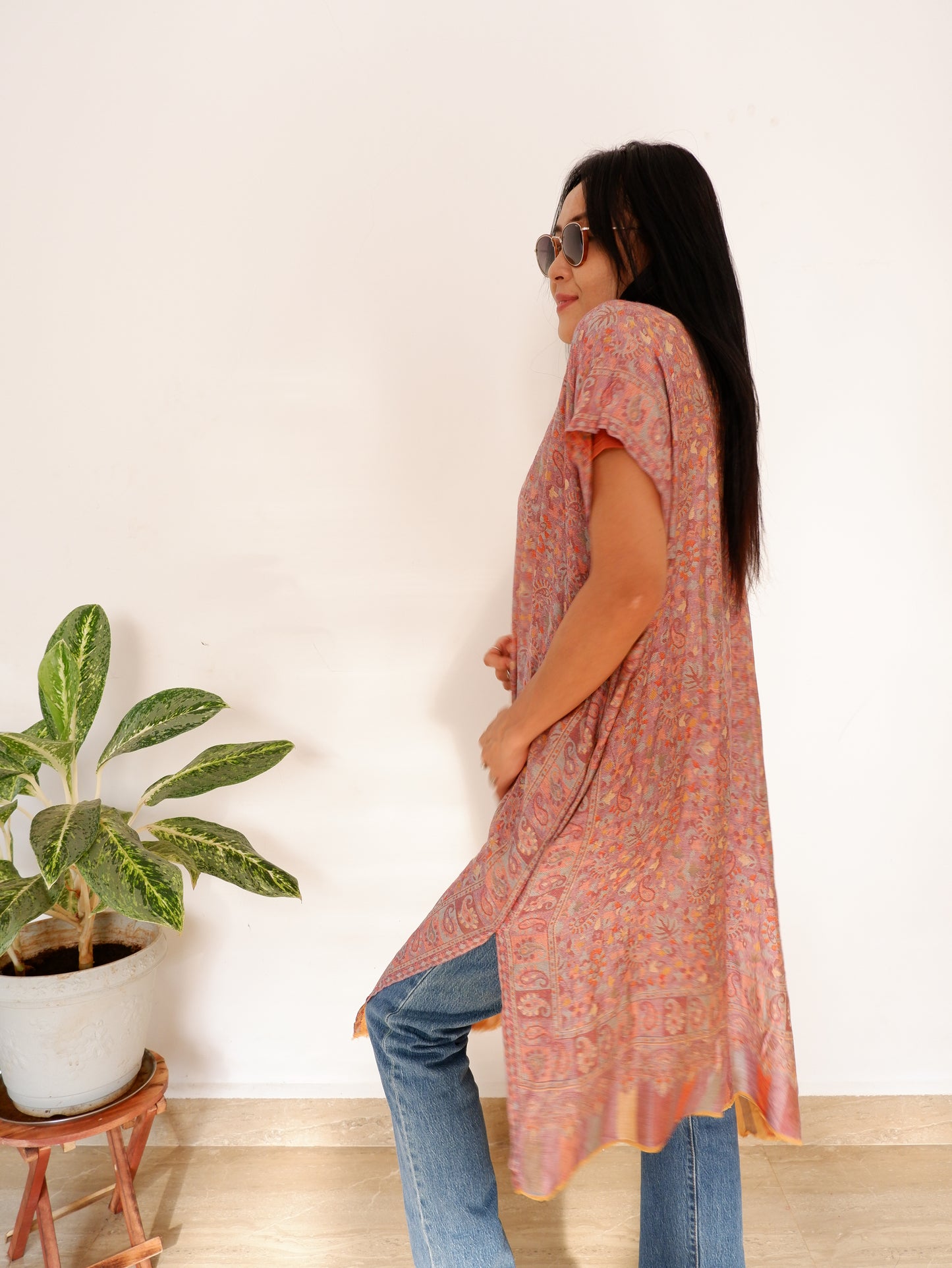 Golden Summer Cover up Kimono