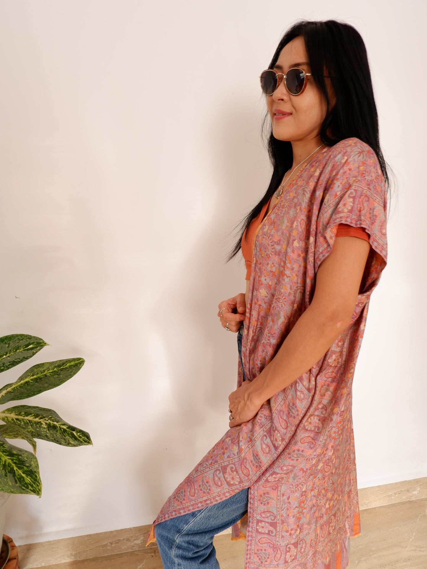 Golden Summer Cover up Kimono