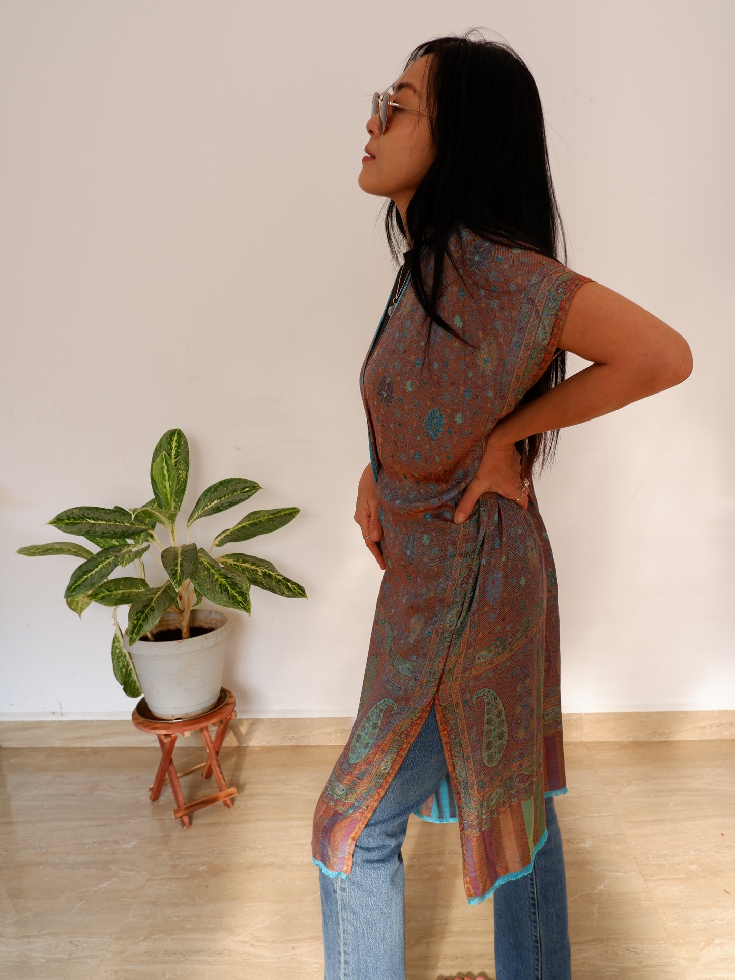 Aqua Summer Cover up Kimono