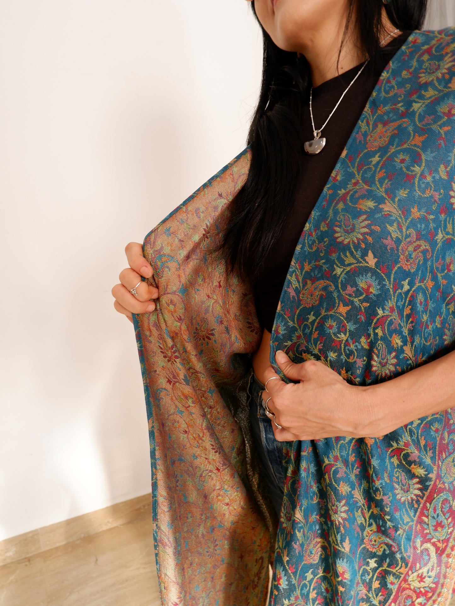 Teal Summer Cover up Kimono