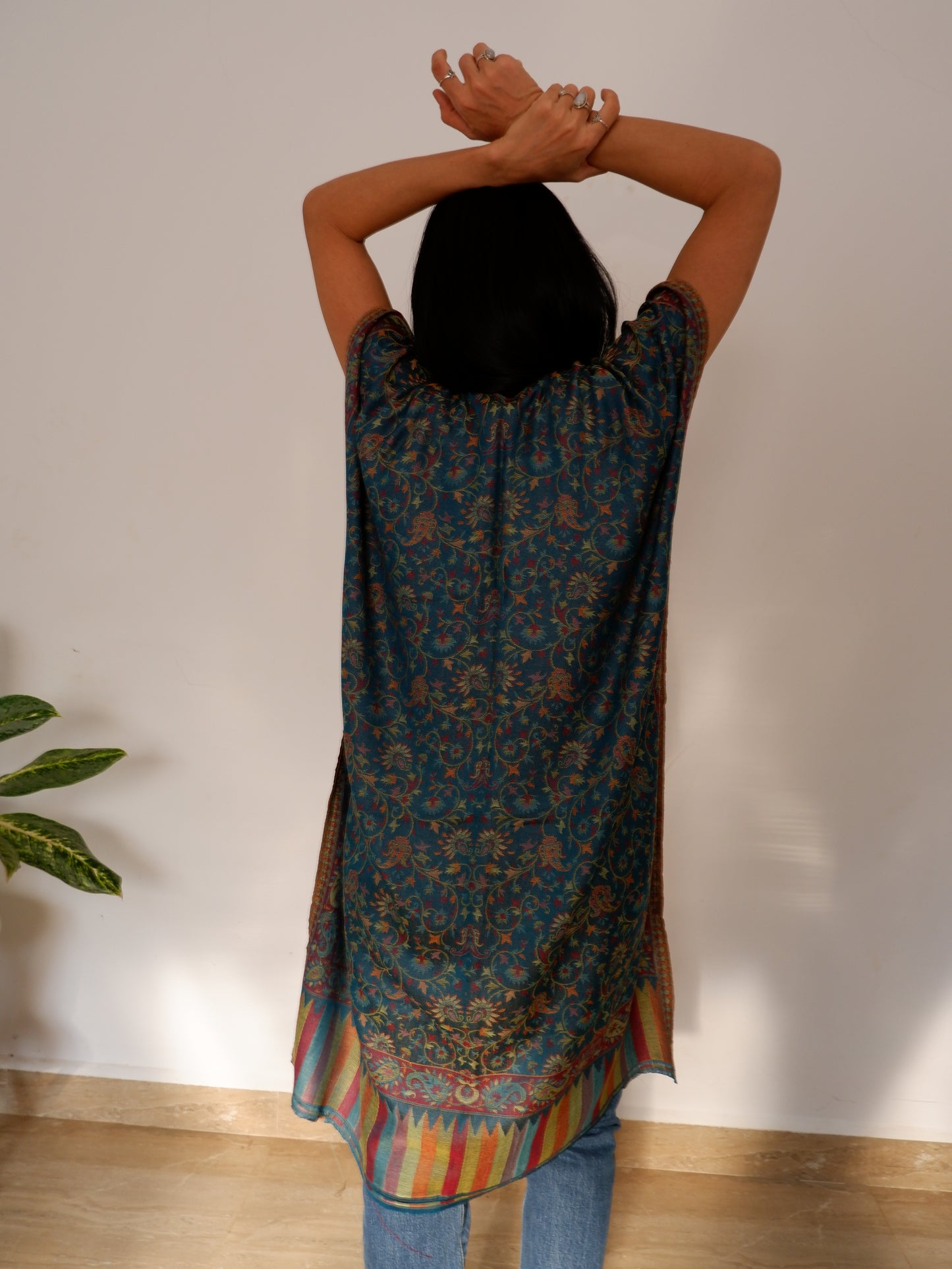 Teal Summer Cover up Kimono