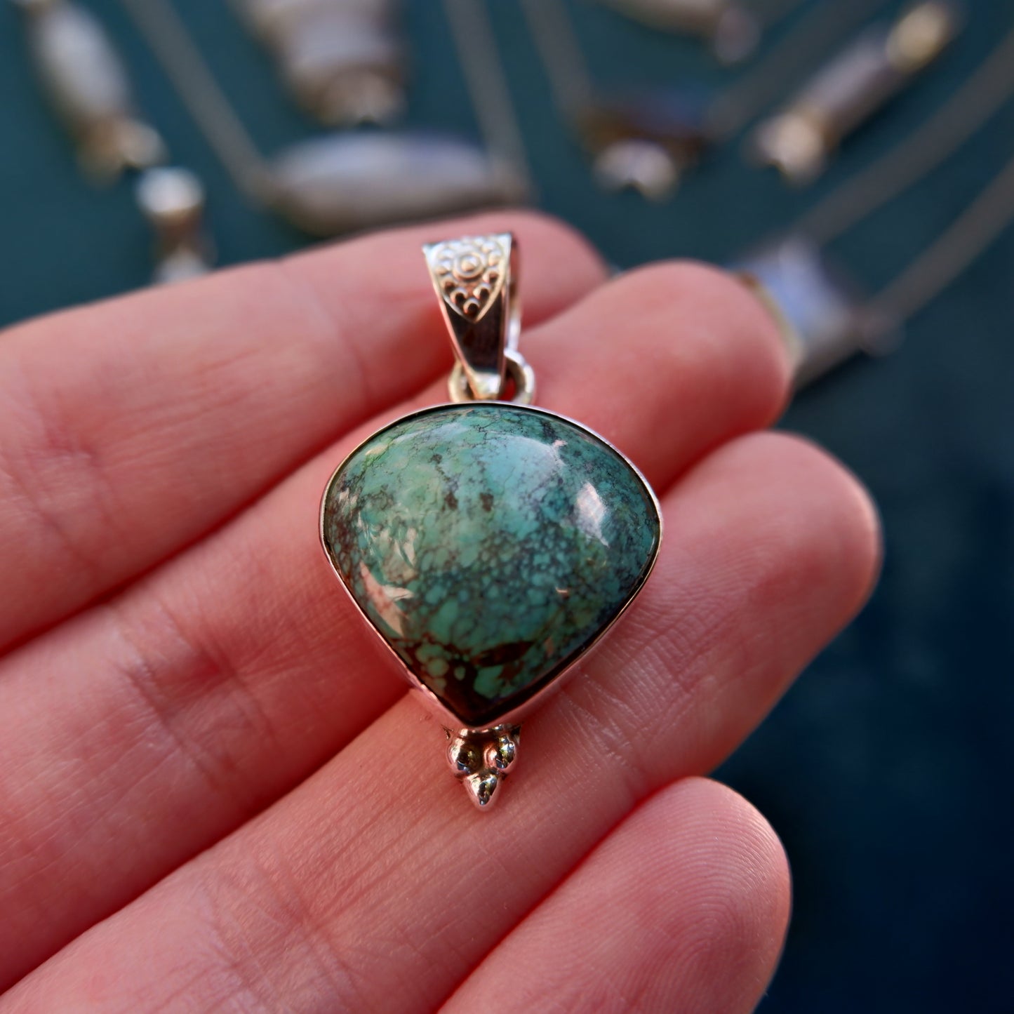 The Turquoise drop Pendant