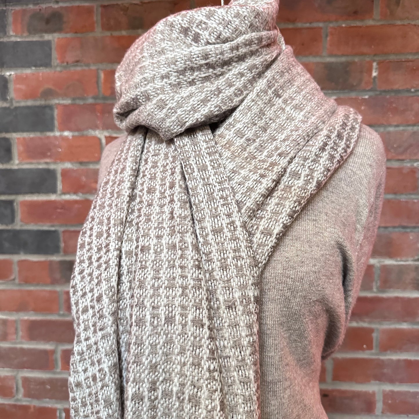 Cashmere Scarf - Biscuit