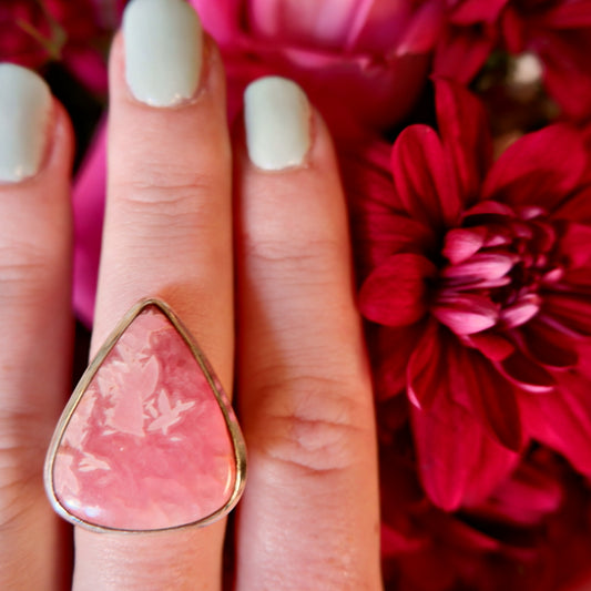 Rhodochrosite Ring