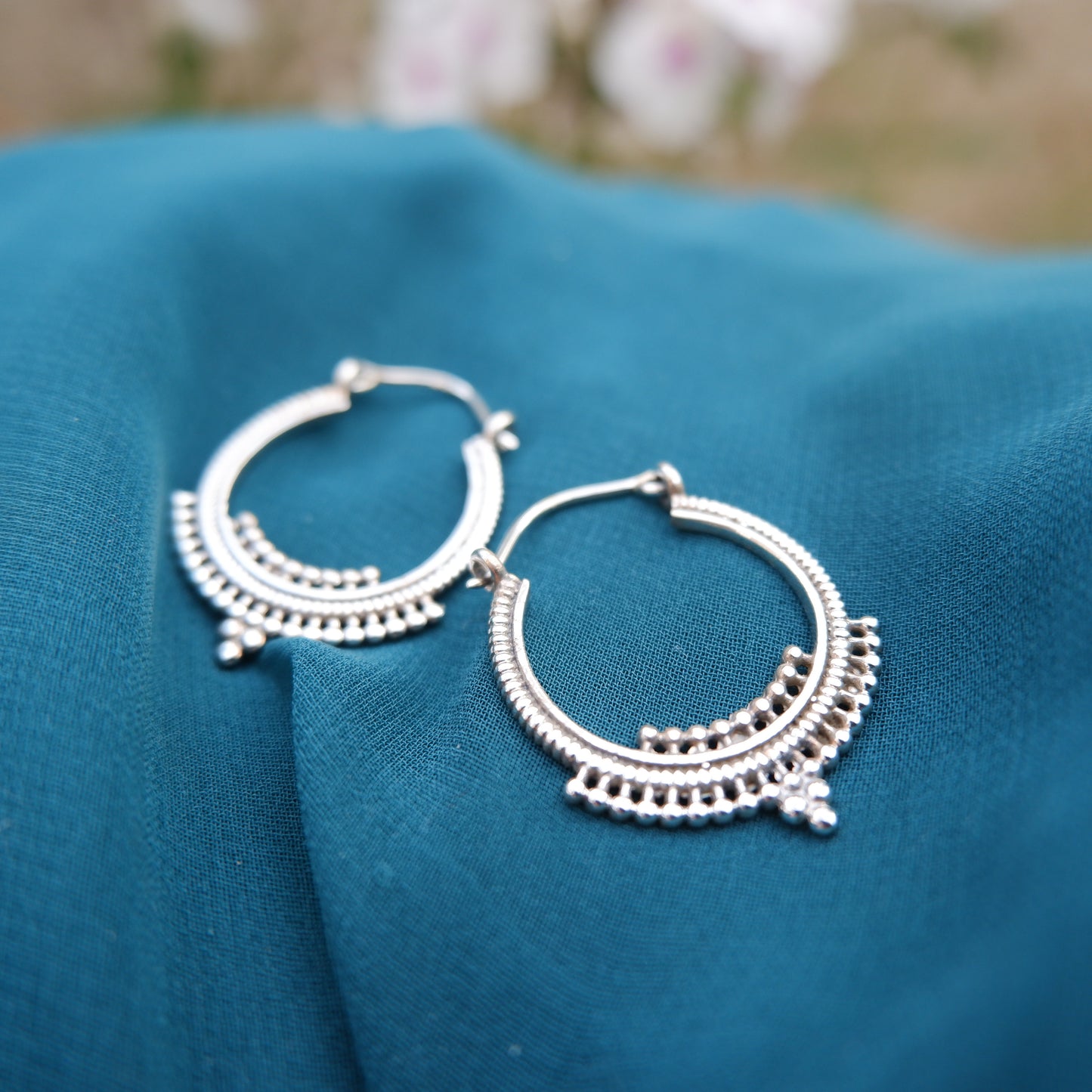 Silver Earrings - Jaipur Design