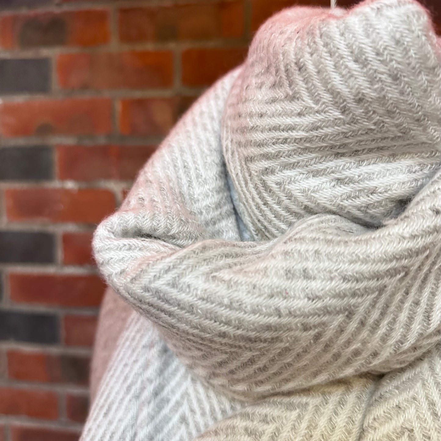 Cashmere Scarf - Sky Grey