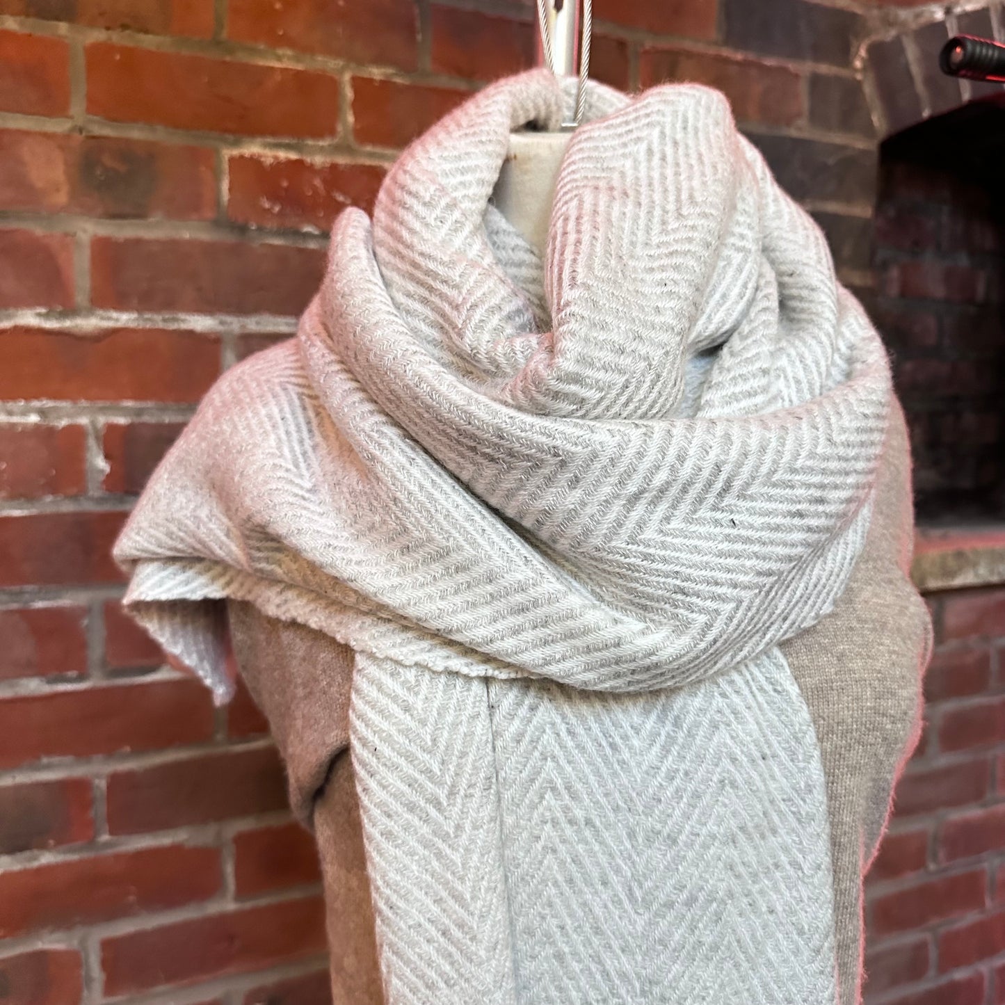 Cashmere Scarf - Sky Grey