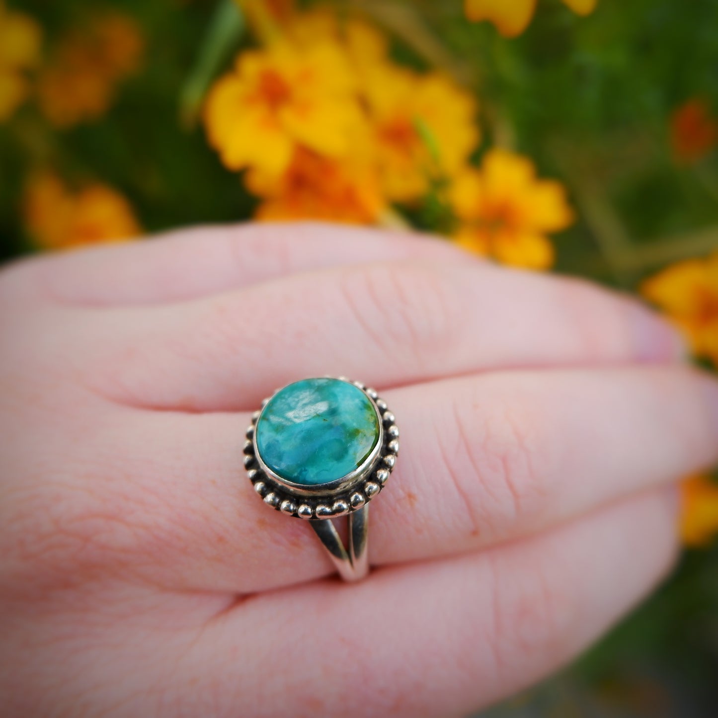 Medium Tibetan Turquoise Ring