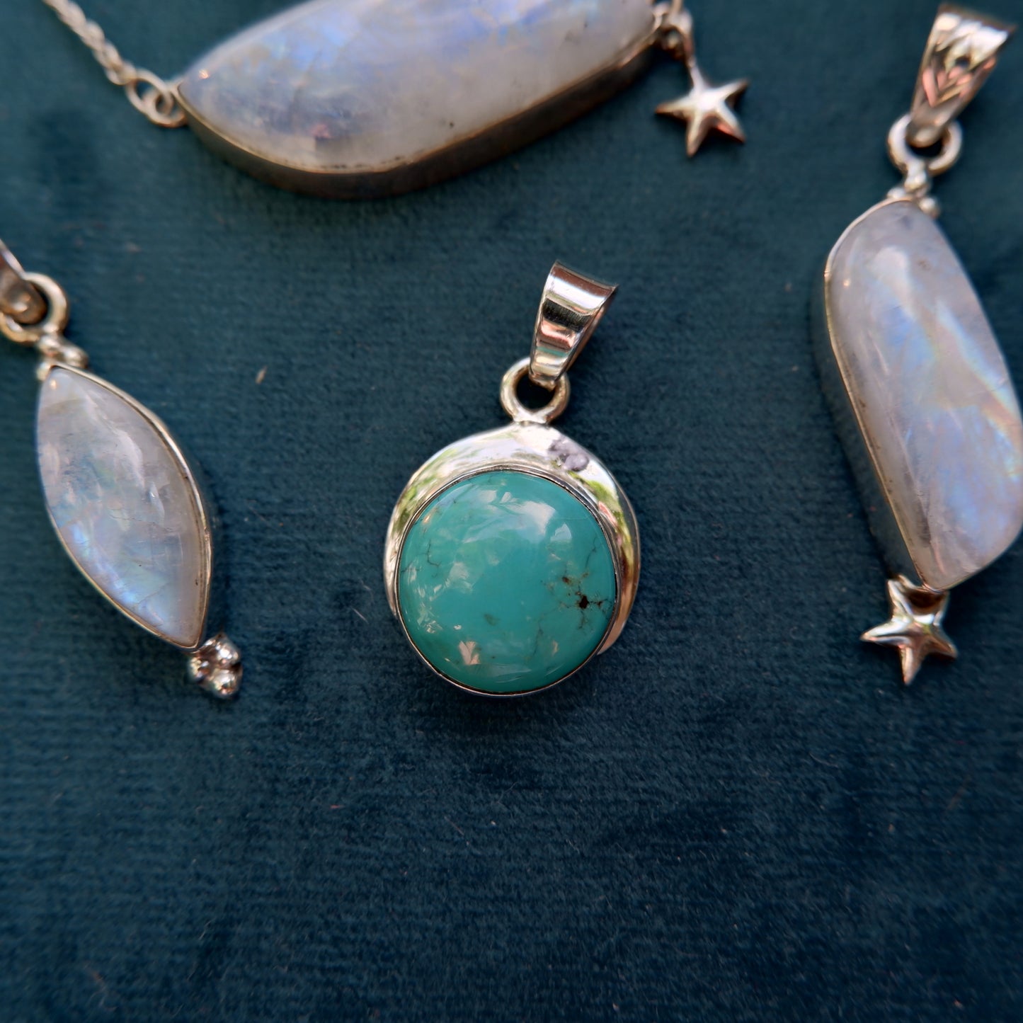 The Turquoise Moon Pendant