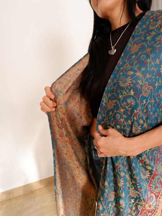 Teal Summer Cover up Kimono