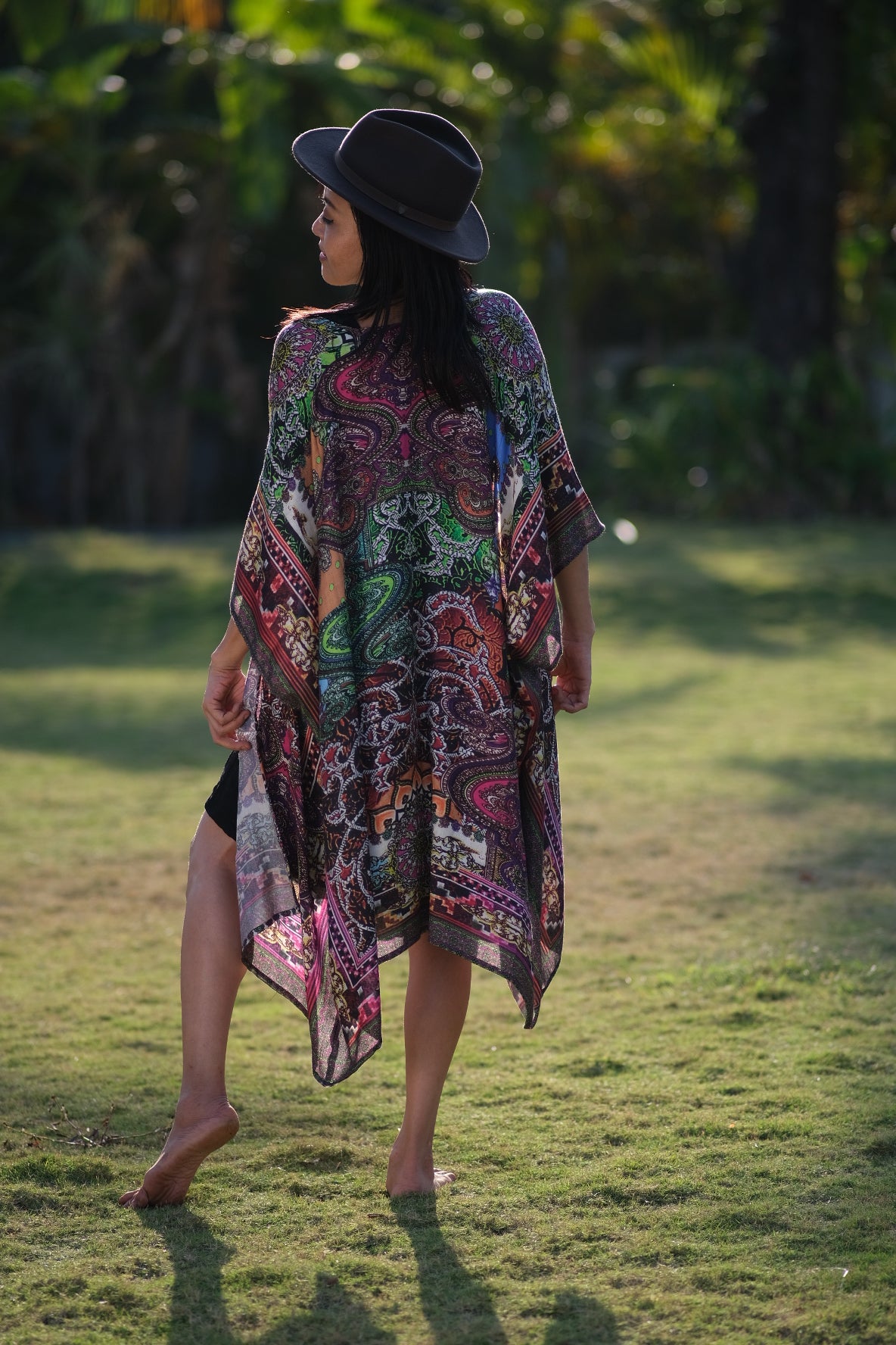 Silk kimono sale outfit