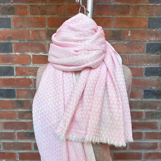 Cashmere Scarf - Baby Pink