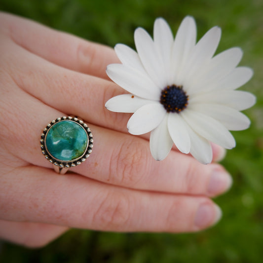 Medium Tibetan Turquoise Ring